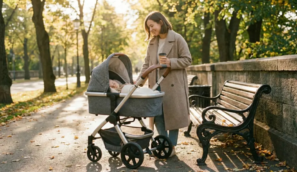 Cybex Mios im Alltag – entspannter Spaziergang mit Kinderwagen